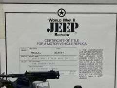 (2) Army Jeep + Tank