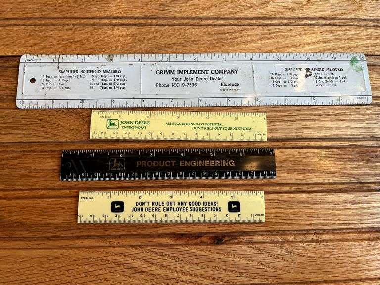(4) John Deere Rulers image