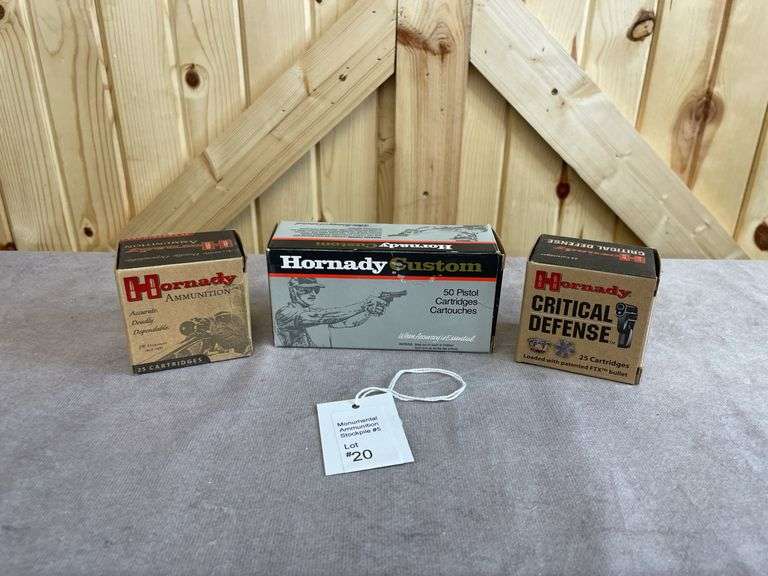 3 Boxes Hornady 110, 125, 158 Gr. JHP/XTP and FTX .38 Special