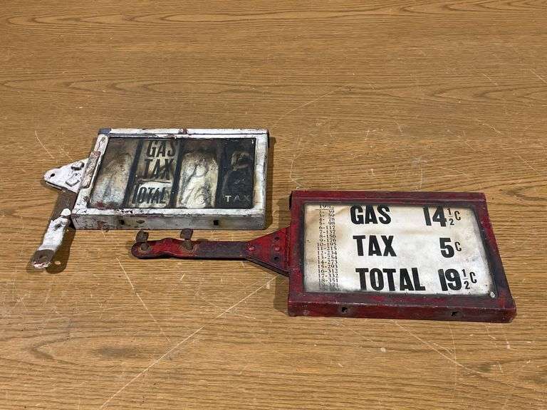 (2) Gas Pump Price Boxes image