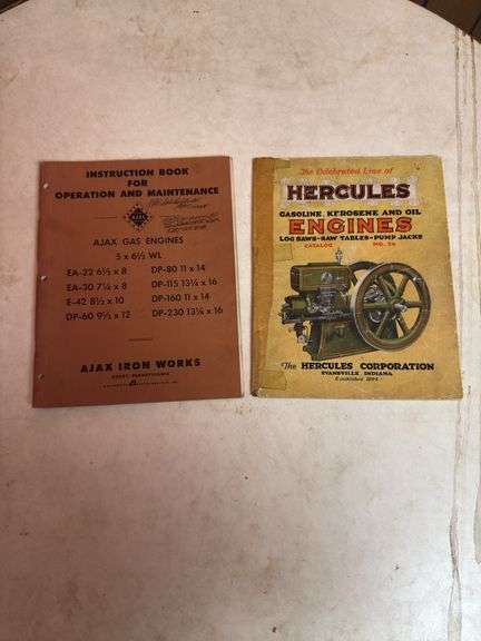 Hercules & Ajax Gas Engine Catalogs image