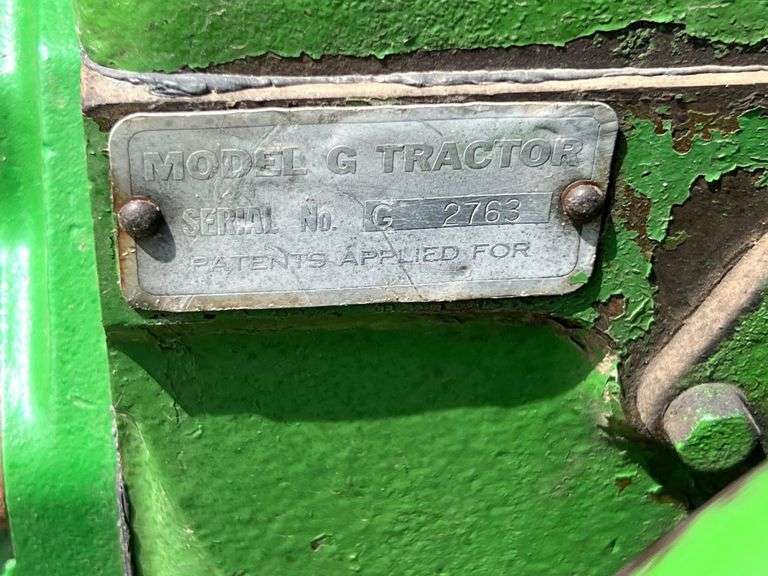 1938 John Deere Unstyled G