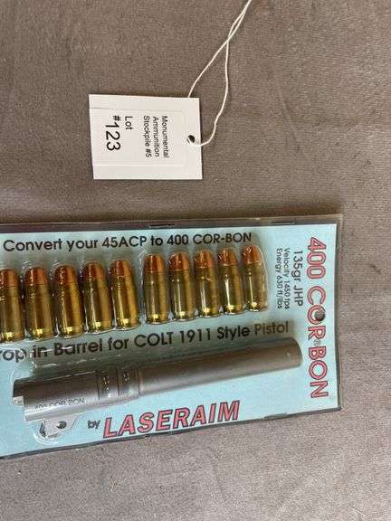 Cor-Bon 135 Gr. FMJ .400 Cor-Bon  With Drop-In 1911-Style Barrel