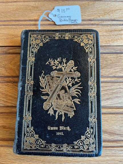 (2) German Bible + Religious Book