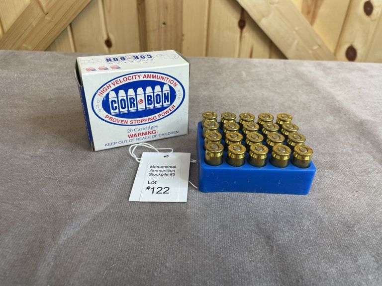 3 Boxes Cor-Bon 135 Gr. JHP .400 Cor-Bon