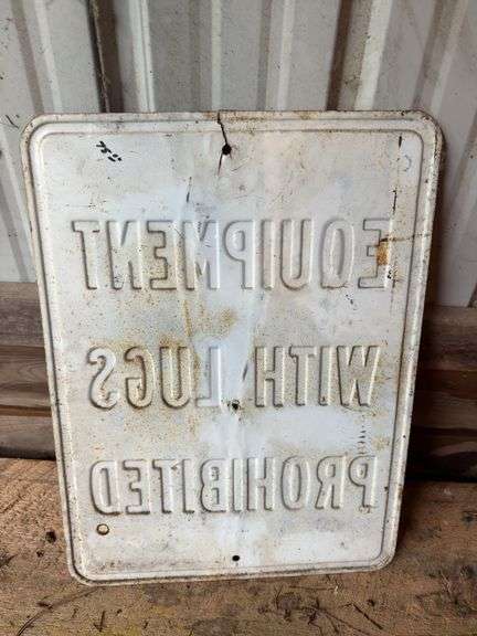Equipment With Lugs Prohibited