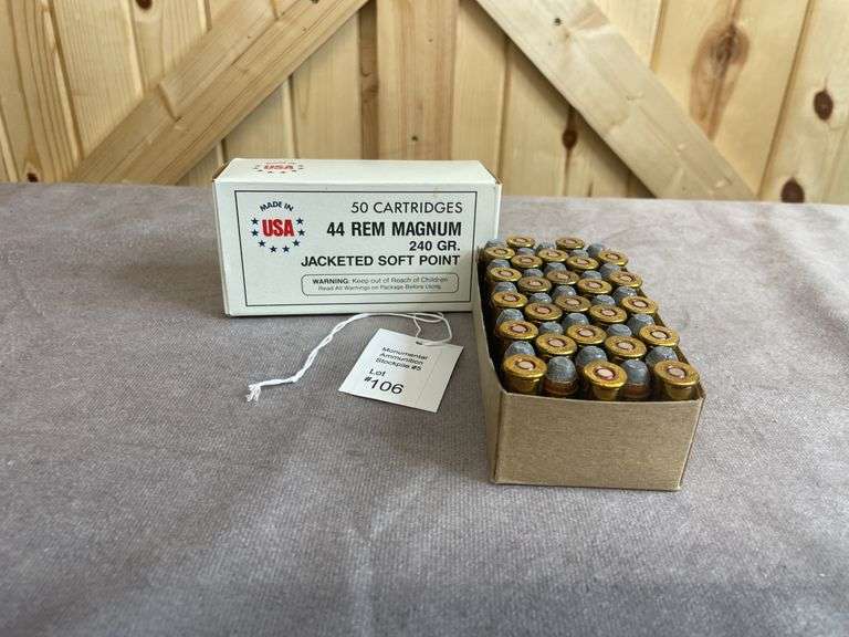 2 Boxes Winchester/USA 240 Gr. JSP .44 Magnum