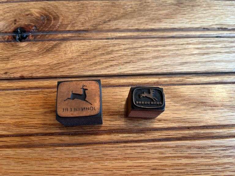 (2) John Deere Printers Blocks image