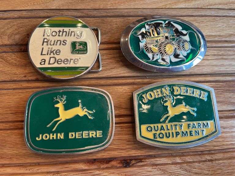 (4) John Deere Belt Buckles image