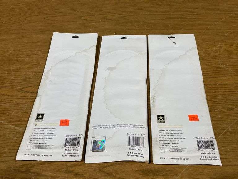 (4) US Flag + Thermometers