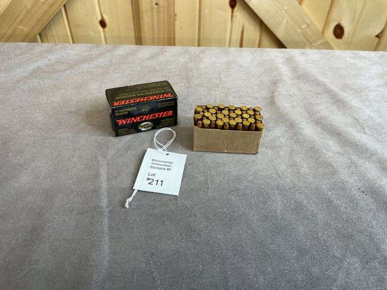 7 Boxes/350 Rounds Winchester Super-X  JHP .22 Magnum
