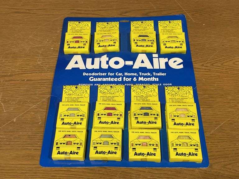 Display for packages of "Auto-Aire" deodorizers image