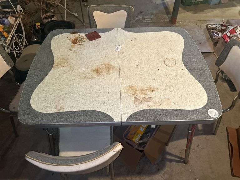 Vintage Table & 4 Chairs image