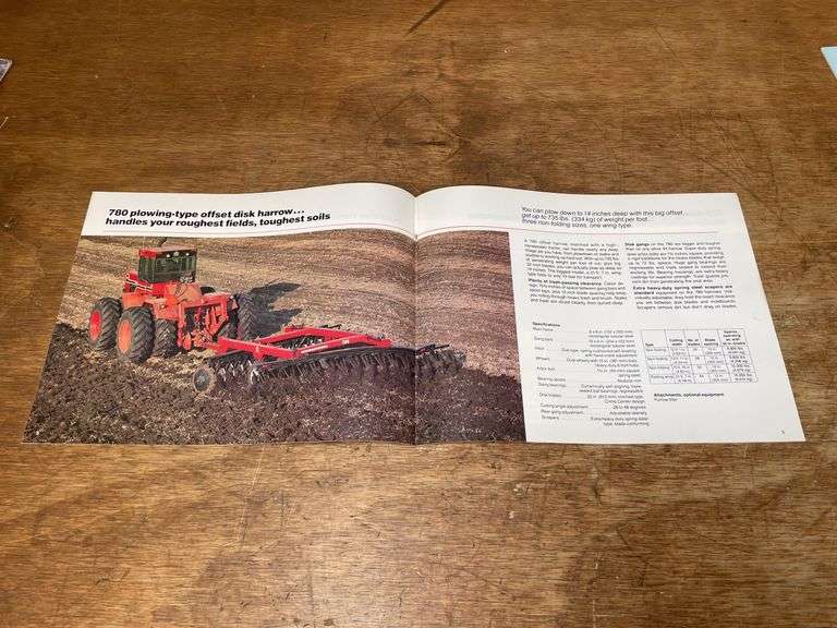 (6) IH Implement Sales Literature