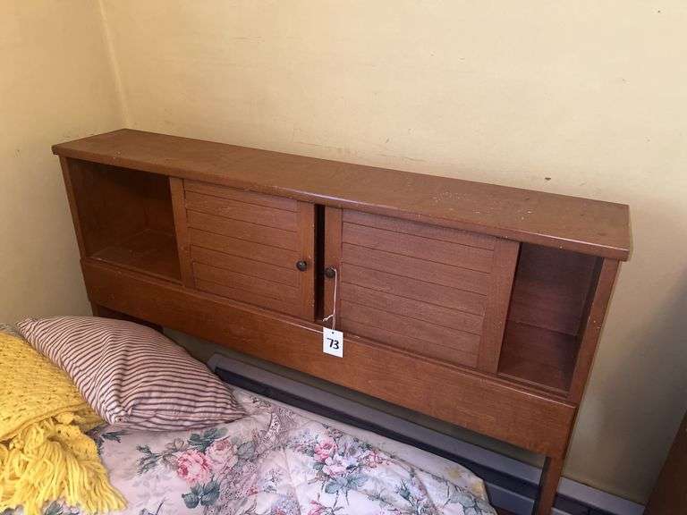 Twin Bed with Bedding
