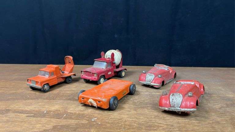 (5) Cars, Trucks, Trailer image