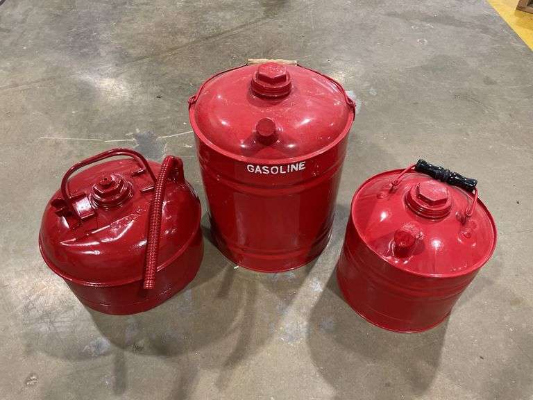 (3) Gas Cans