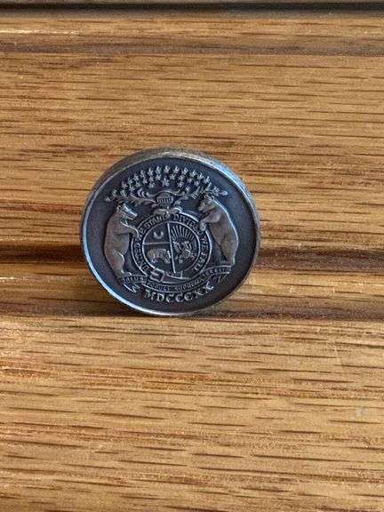 (2) John Deere St. Louis + Minneapolis Pins