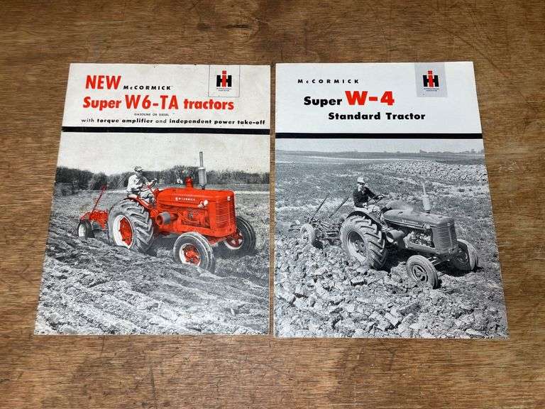 (2) McCormick Super W6-TA + Super W-4 Sales Literature image