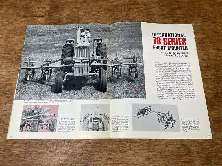 (3) IH Implement Sales Literature