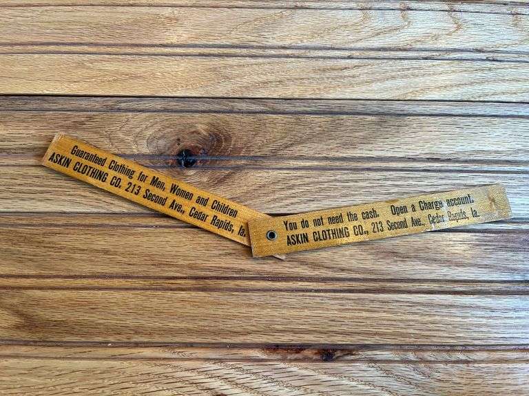(3) Wooden Folding Rulers
