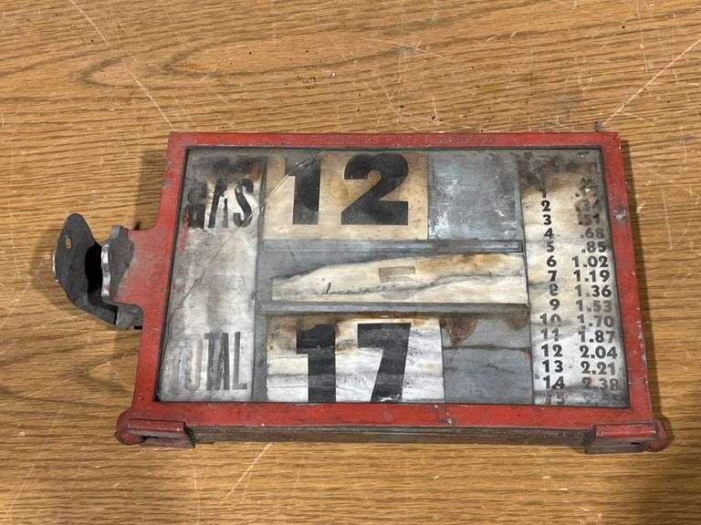 (2) Gas Pump Price Boxes