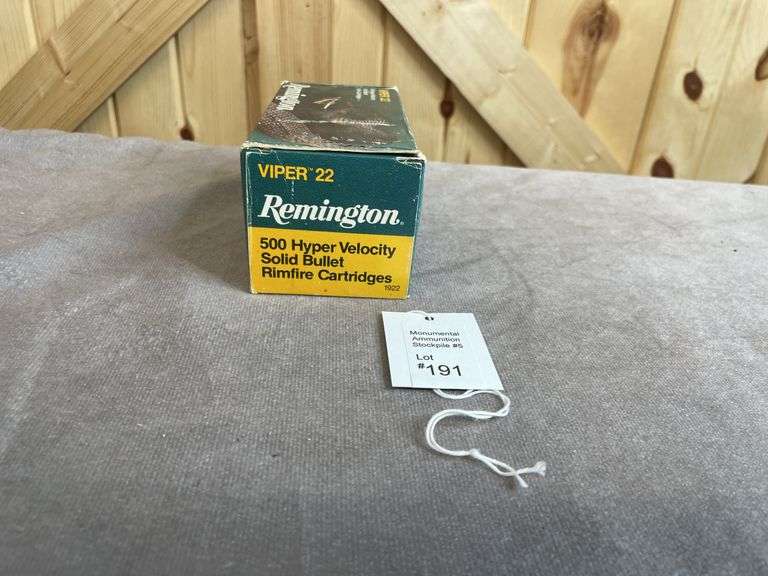 8 Boxes/400 Rounds Remington Viper .22 LR