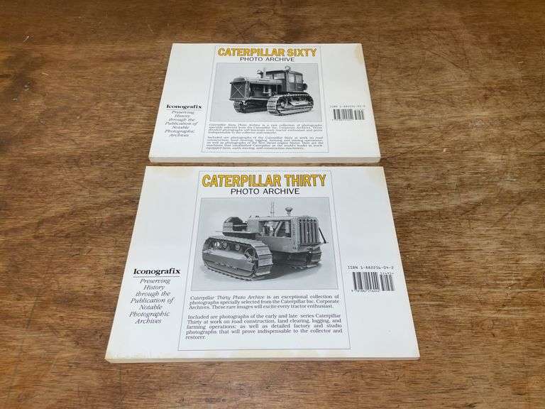 (2) Caterpillar Photo Archive Books