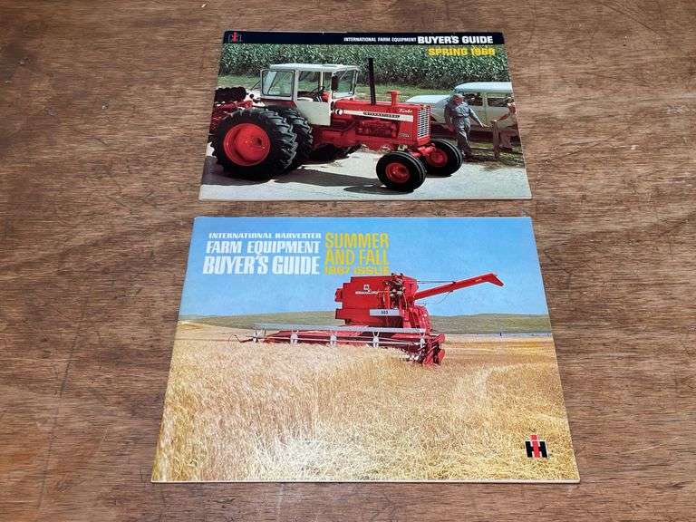 (2) 1967 + 1968 IH Buyers Guides image