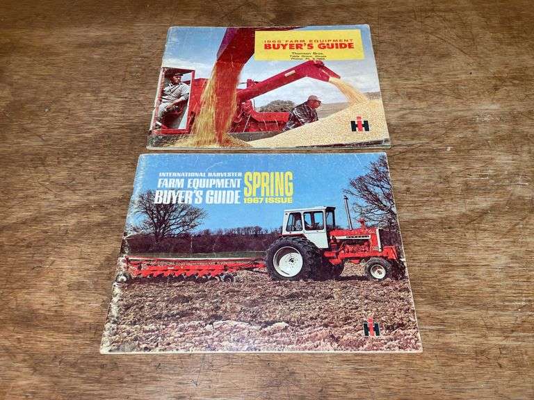 (2) 1965 + 1967 IH Buyers Guides image
