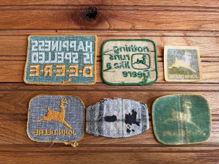 (6) John Deere Patches