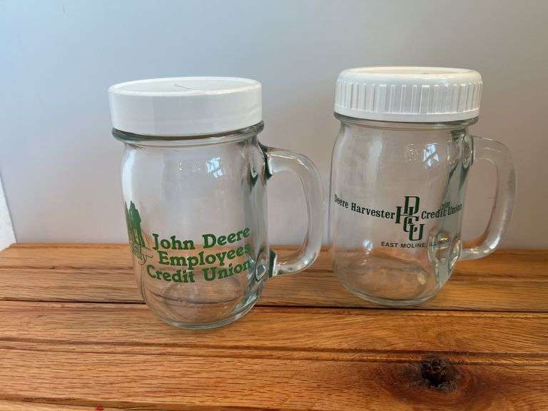 (5) John Deere Credit Mug Banks
