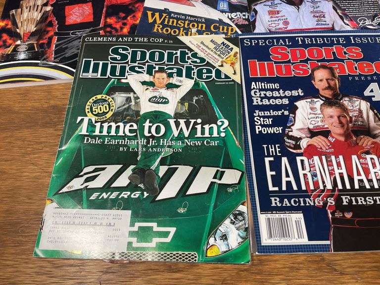 NASCAR Magazines + Memorabilia