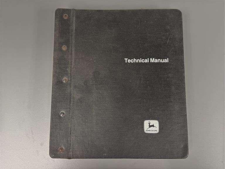John Deere Technical Manual Binder image