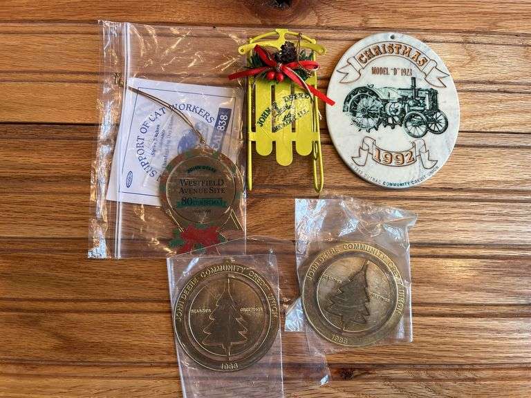 (5) John Deere Ornaments image
