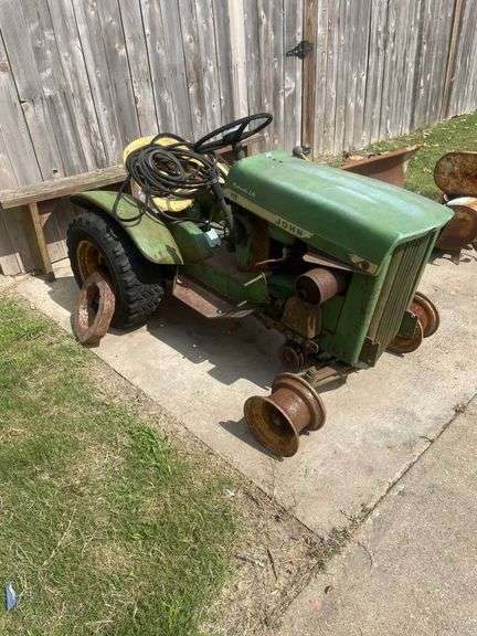 1968(?) John Deere 110 Hydraulic Lift Project w/ Attachments