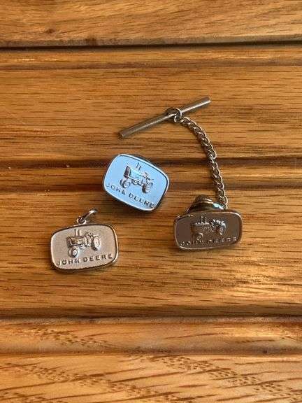 (3) John Deere Pin, Charm, Tie Chain image