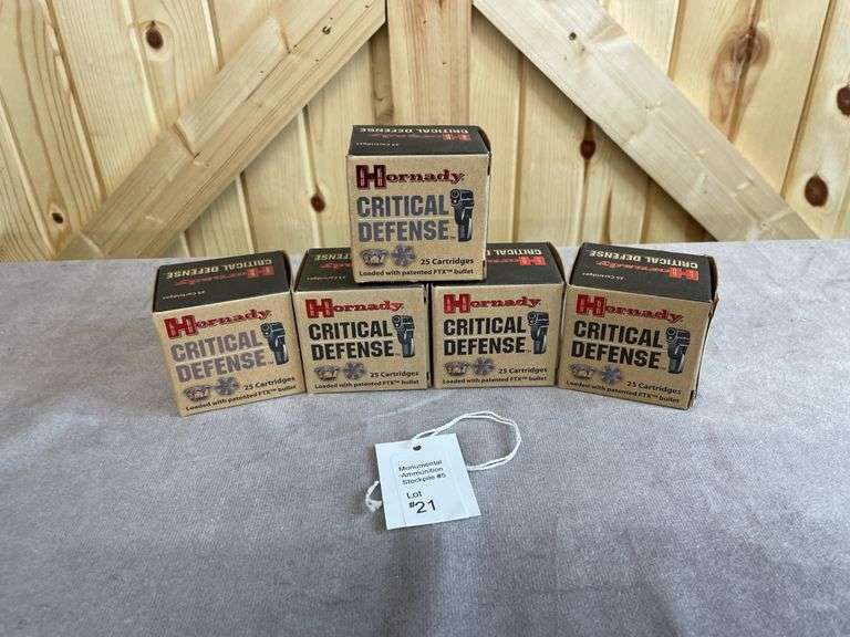 5 Boxes Hornady Critical Defense 110 Gr. FTX +P .38 Special