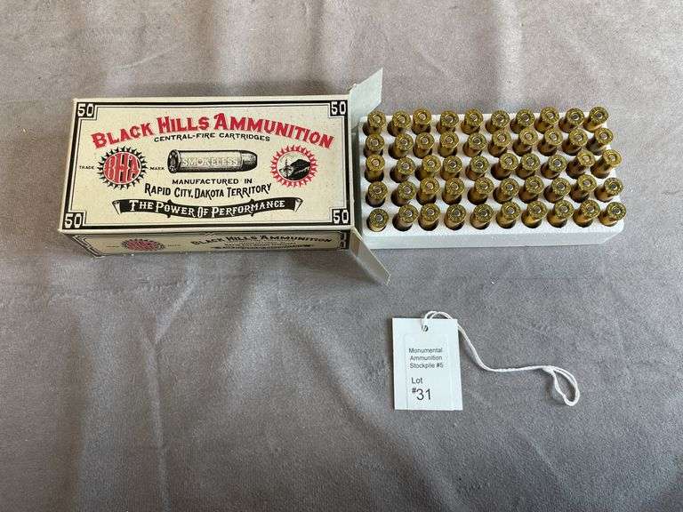 2 Boxes Black Hills 158 Gr. RNL .38 Long Colt