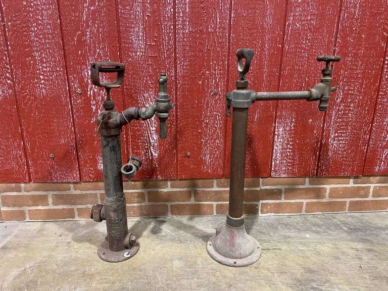 Pair of Small Mechanical Oil Pumps