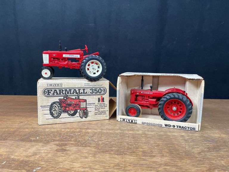 (2) 1/16 Farmall 350 + McCormick WD-9 NIB Ertl