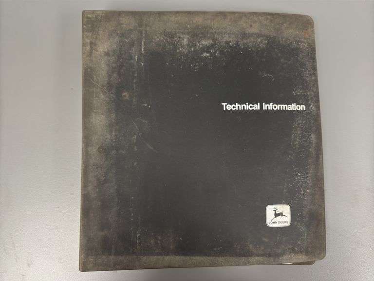 John Deere Technical Information Binder Chain Saws