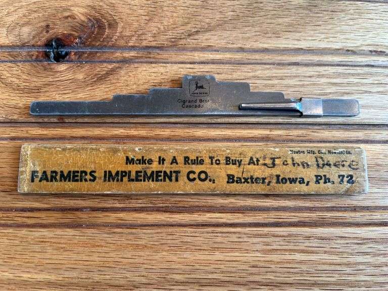(2) John Deere Combine Clearance Gauge + Ruler