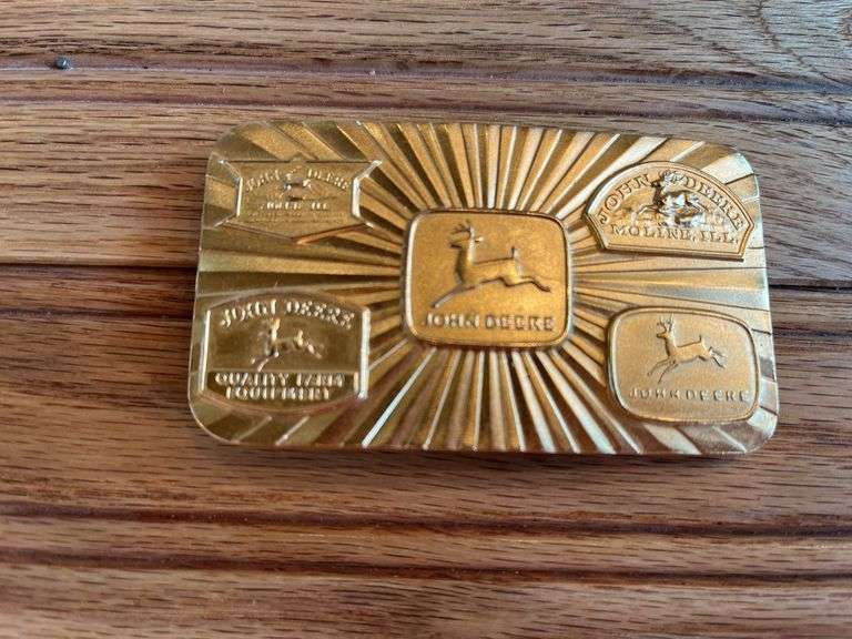 (2) John Deere Belt Buckles