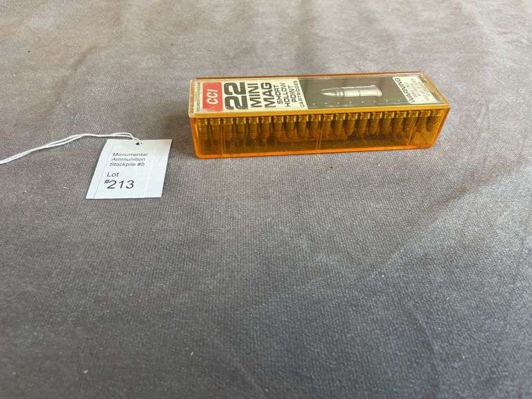 5 Boxes/500 Rounds CCI Mini-Mag  HP .22 Short