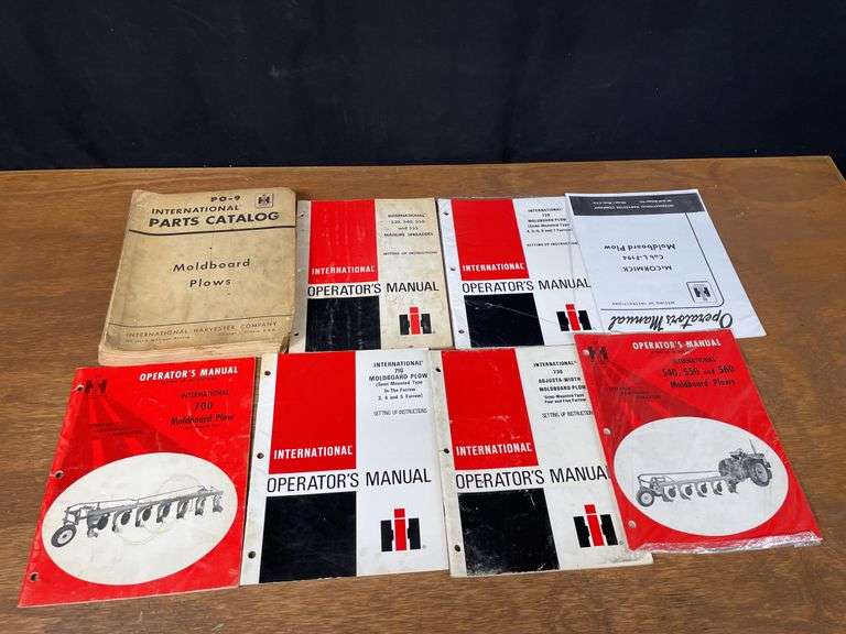 (8) IH Plow Manuals image