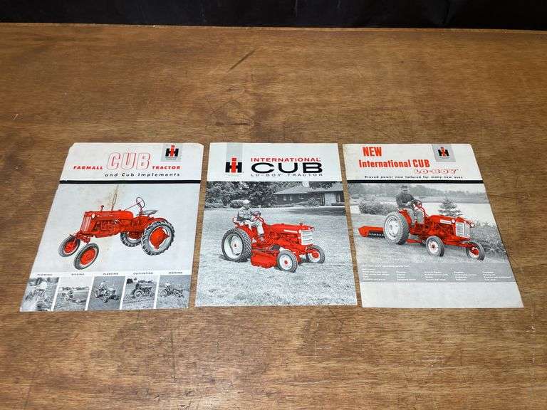 (3) IH Cub Sales Literature image