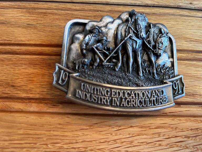 (4) John Deere Belt Buckles