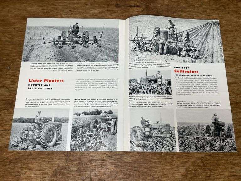 (2) Farmall Tractor Sales Literature