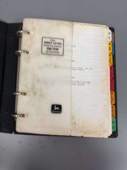 John Deere Technical Information Binder